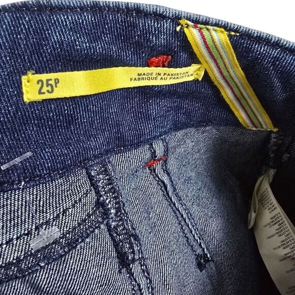 Maeve Anthropologie Jeans Womens 25P Petite Slim Straight Patch Pocket Denim - Picture 4 of 4